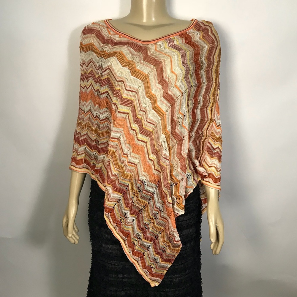 SOLD Missoni Zigzag Chevron Poncho